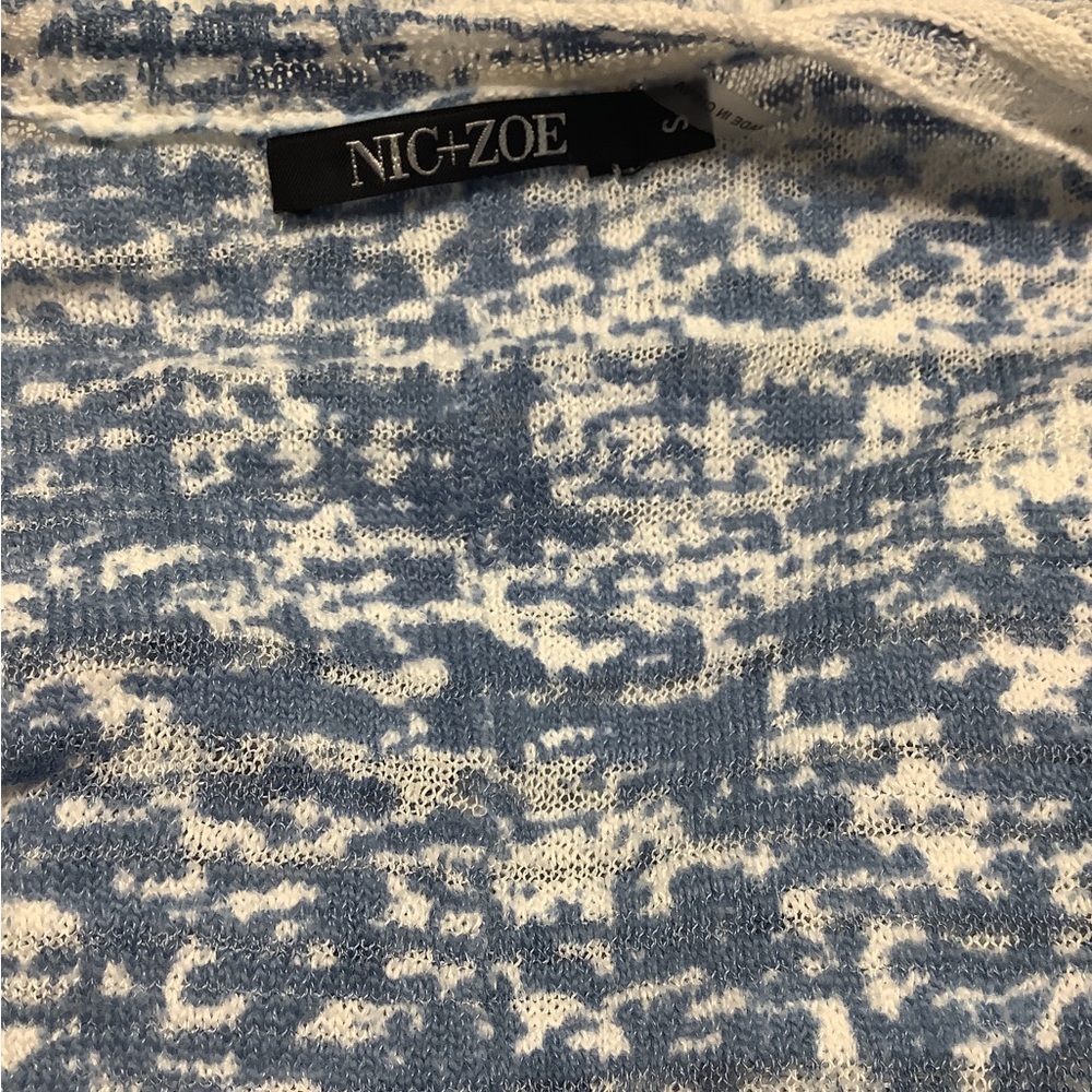 Nic+Zoe - Women’s Open Breeze Linen Blend Lightweight- Sweater, Size S - Picture 13 of 16